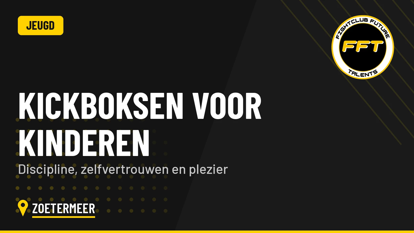 Kinderen trainen kickboksen bij Fightclub Future Talents in Zoetermeer