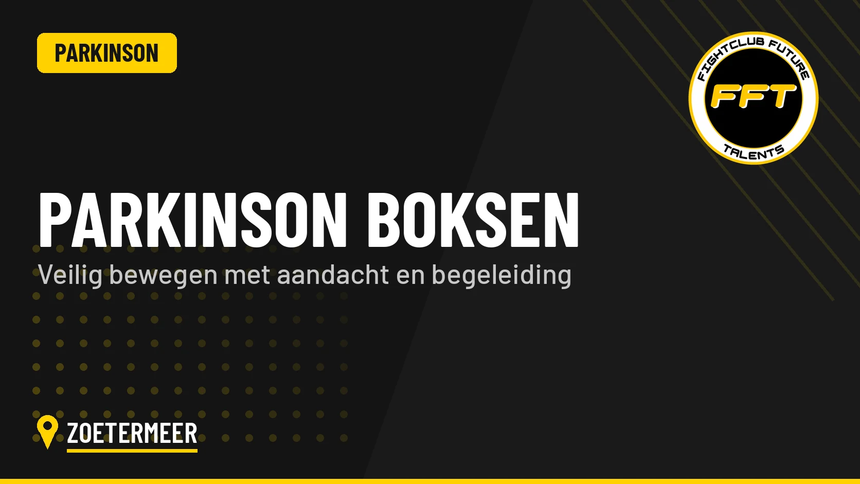 Parkinson Boksen bij Fightclub Future Talents in Zoetermeer
