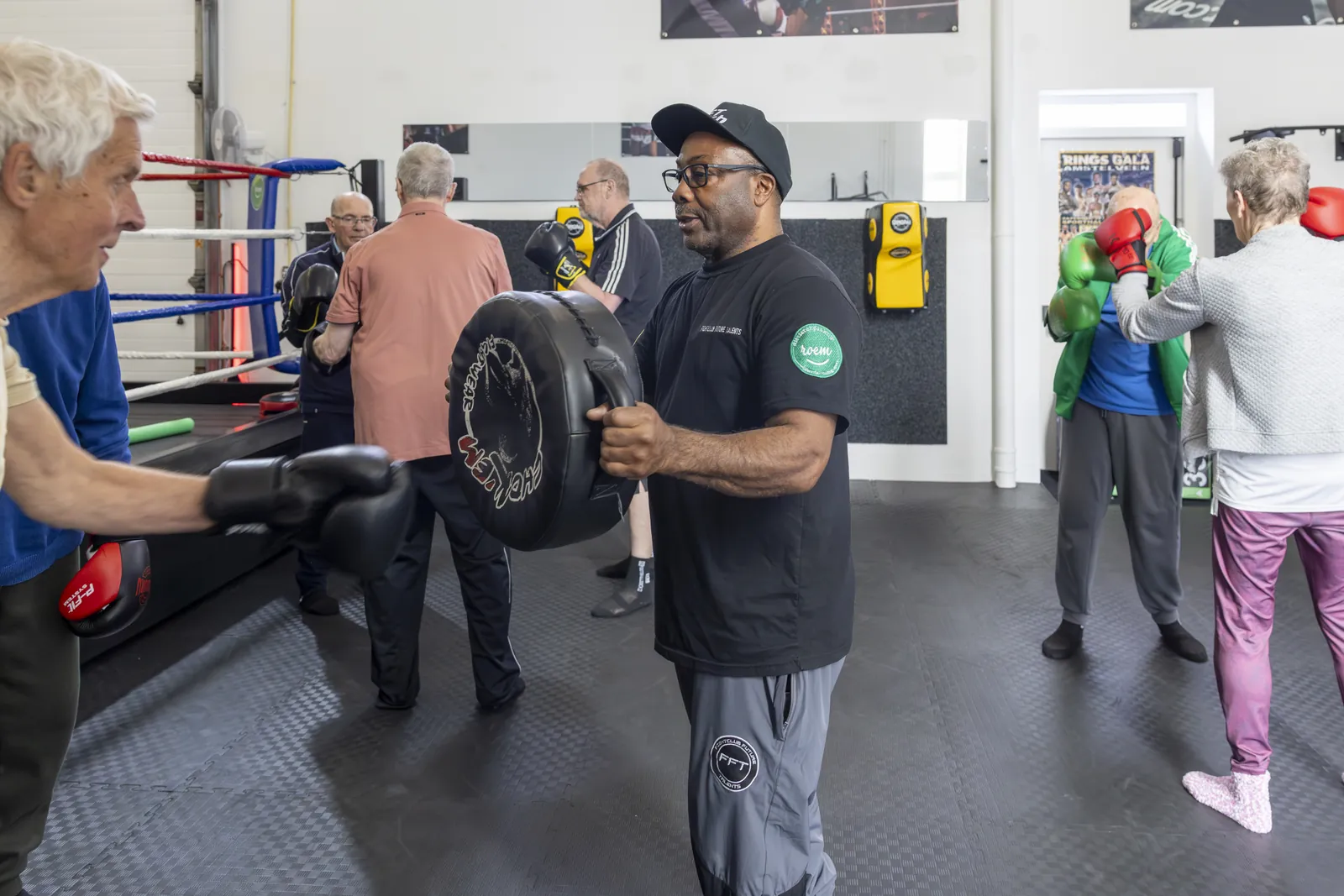 Parkinson Boksen training bij Fightclub Future Talents in Zoetermeer